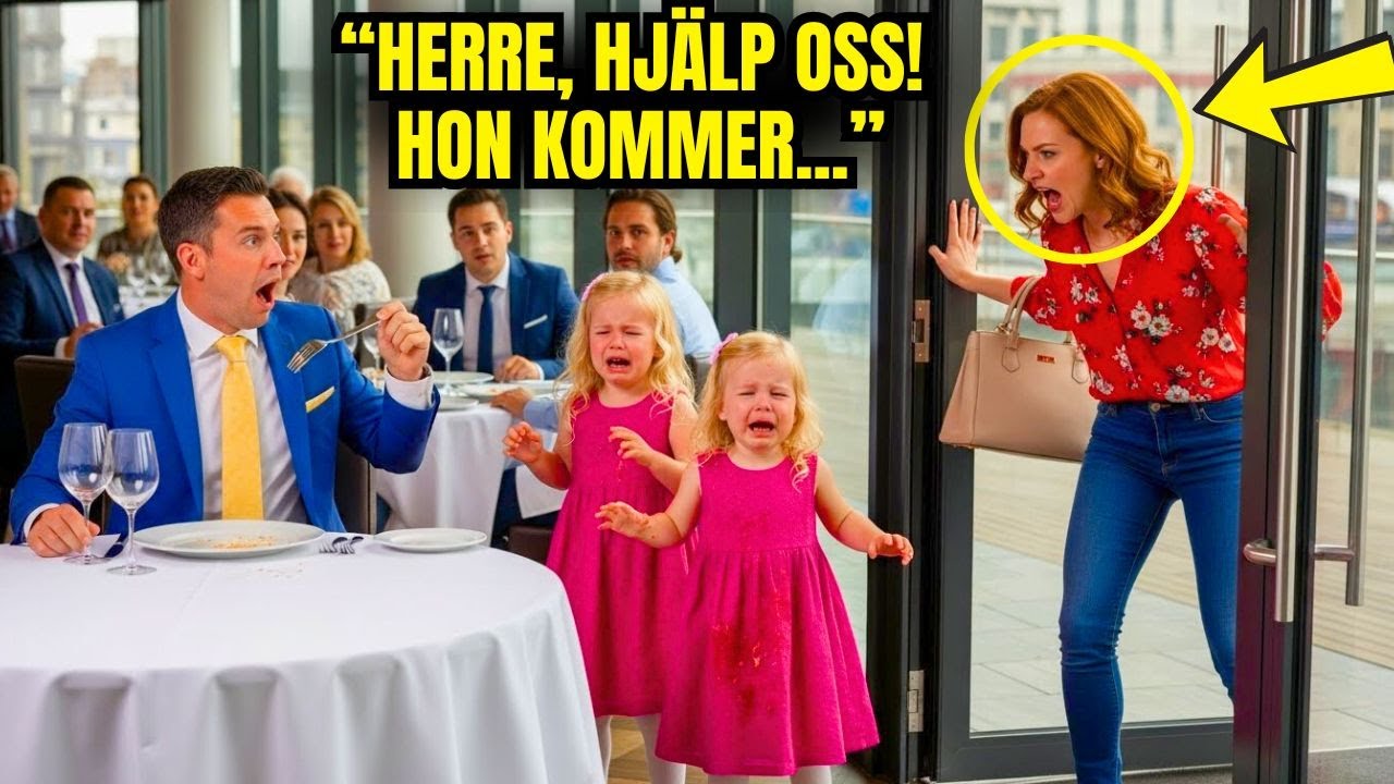 Tvillingarna sprang gråtande till miljonären: 