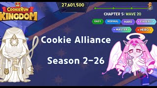 Cookie Alliance Season 2-26 Guide 1 Team Only Cookie Run Kingdom