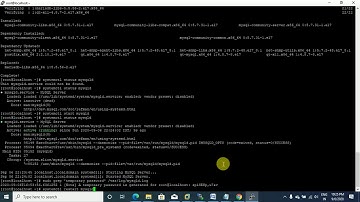 Mysql installation on centos 7
