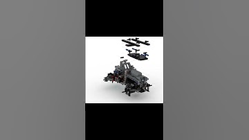 Lego Moc RC Tractor Building animation #shorts #legomoc #afol #mindstorms