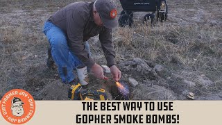 The Best Way to Use Gopher Smoke Bombs!