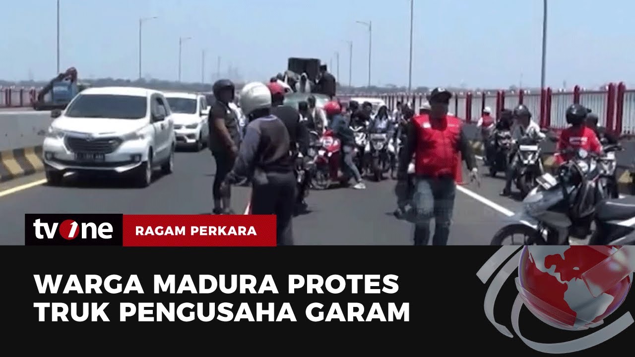 Ratusan Warga Madura Gelar Unjuk Rasa di Jembatan Suramadu | Ragam Perkara tvOne