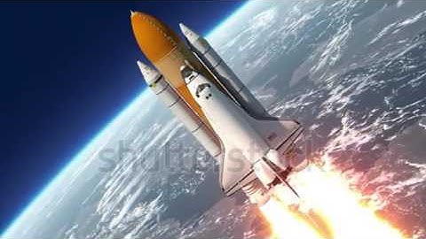 Space Shuttle Launch. 3D Animation. | Video Footage | Shutterstock