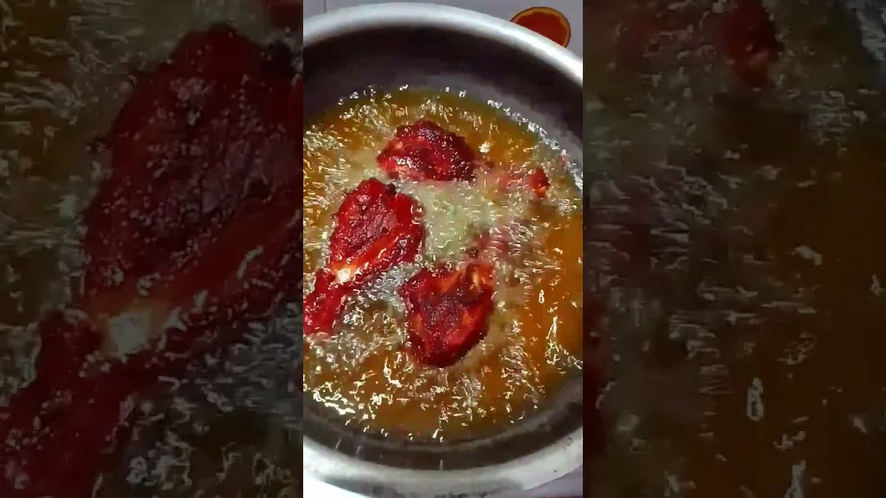 chicken leg piece fry 🍗👌 For full video catch me on YouTube sukshitha channel please subscribe