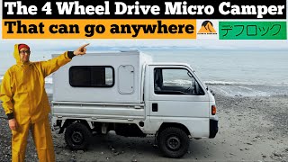 Honda Acty and Suzuki Carry Kei truck camper build