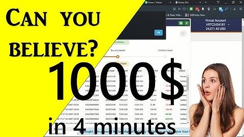 Binary Option Robot | 1000 $ in 4 minutes