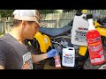 Can-Am Outlander ATV Coolant Change with AMSOIL