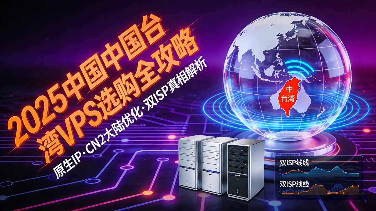 2025年高性价比台湾VPS选购全攻略：原生IP、CN2大陆优化与双ISP真相解析