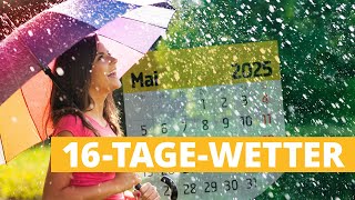 Wetter 16 Tage: Mit Regen und Wärme dem Mai entgegen?