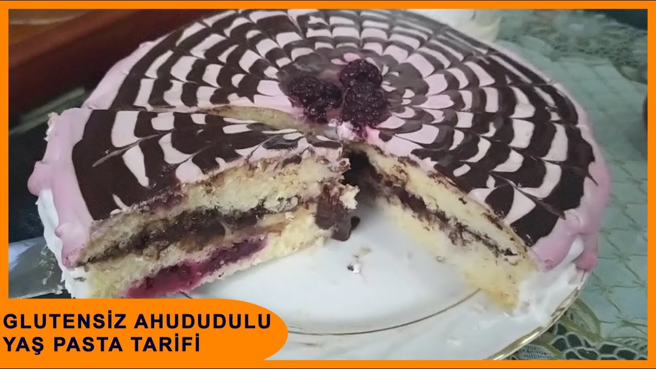 Dr.Oetker'in Glutensiz Un Karışımı iİe Ahududulu Yaş Pasta Yapıyorum | Glutensiz Yaş Pasta Tarifi