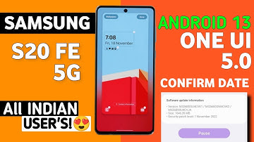 Samsung S20 FE 5G OneUI 5.0 Android 13 Update🔥| New Features OneUI 5.0 On S20 FE 5G | Bug