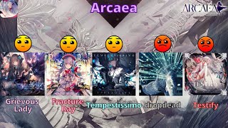 💎《Arcaea》 『Which is the hardest Present 9 song』 (9.3/9.5/9.5/9.5/9.4) 💎