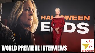 #HalloweenEnds Red Carpet + Cast interviews at the World Premiere starring Jamie Lee Curtis