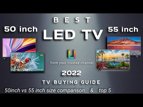 Best 50 inch 4k TV 2022, Best 55 inch 4k TV in India