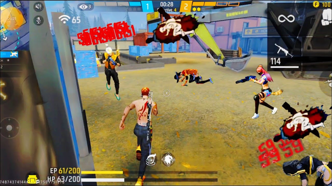 FREE FIRE FUNNY IN LONE WOLF ROUND2HELL COMEDY VIDEO @Round2hell - YouTube