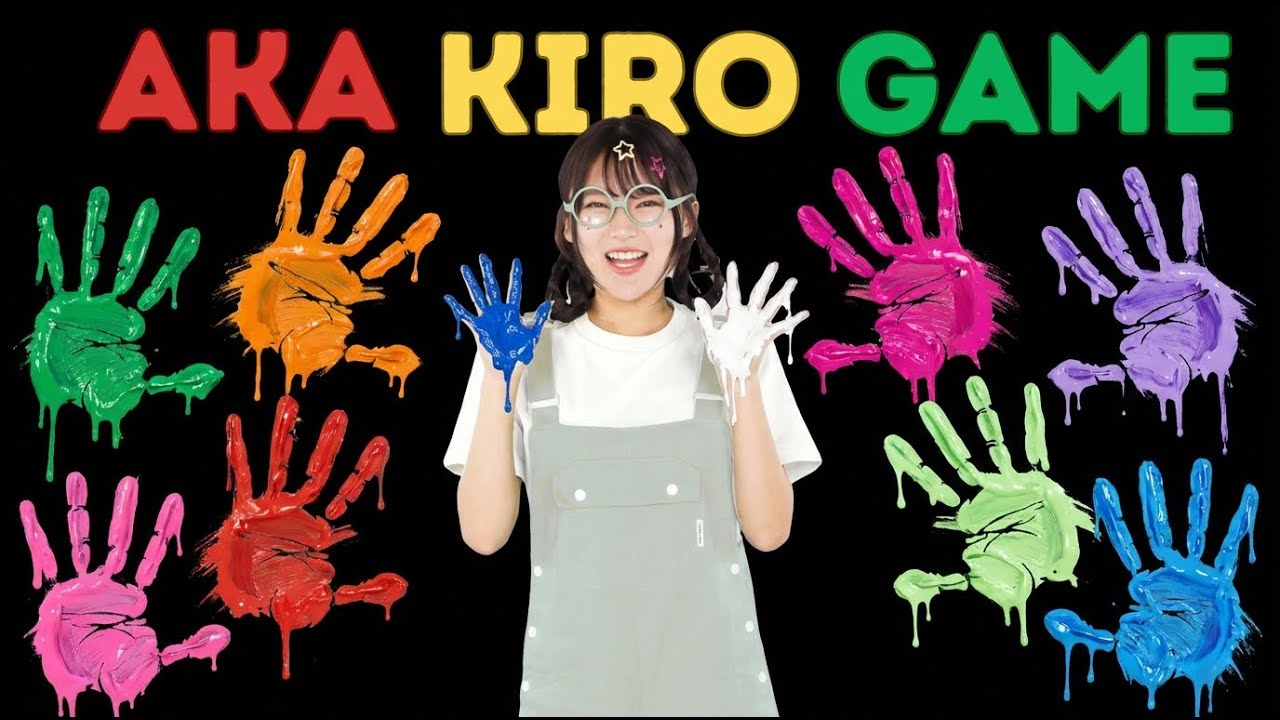 AKA! KIRO! AKA! SHIRO! AO! KIRO! | VIRAL TREND! Color Mixing | immersive interactive