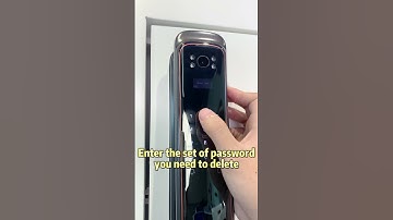 Password Smart Lock | Discover how to delete a set of password on smart lock.