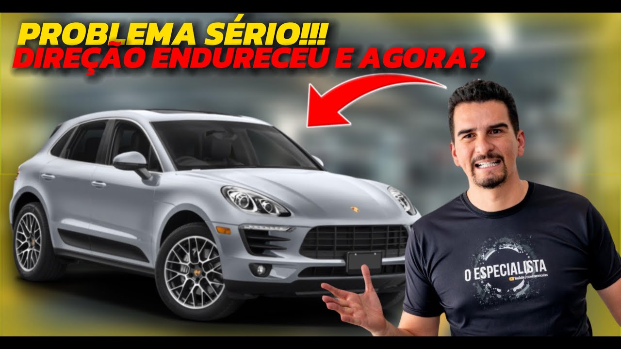 Direção travou do Nada , Ficou Dura !  Saiba como resolver (Porsche macan 2.0)