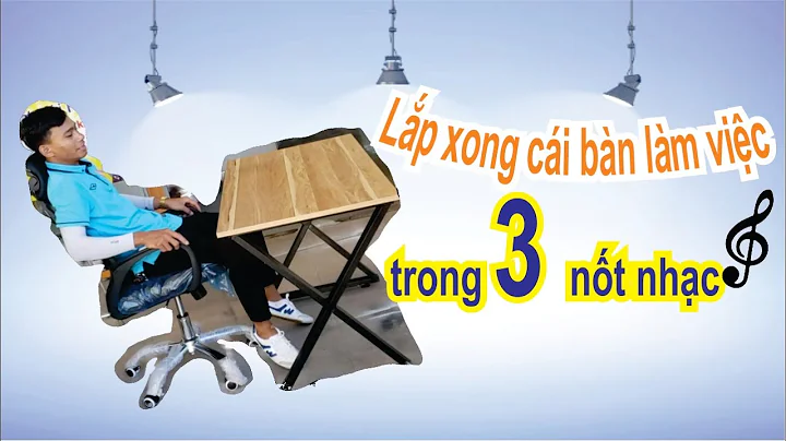 Hướng dẫn cách lắp bàn làm việc chữ X | Nội thất Hunter | Mr. Lộc