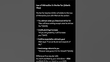 Quranic law of Attraction:How Allah Makes Your Thoughts Became Reality