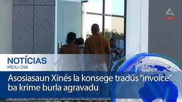 Asosiasaun Xinés la konsege tradús “invoice” ba krime burla agravadu