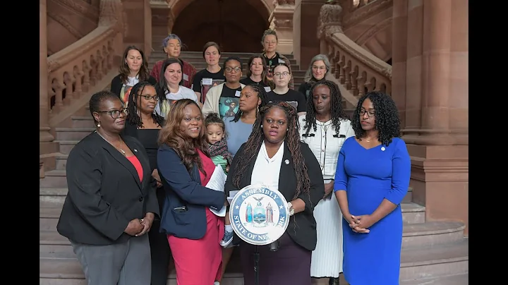 New York State Legislators Recognize Black Maternal Health Week at a Press Conference in the Capitol