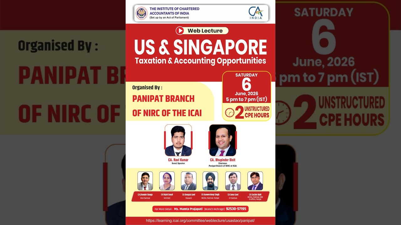 PART-1 TAXATION AND ACCOUNTING OPPORTUNITIES IN USA