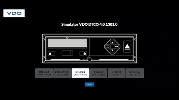 VDO Tachograph Simulator