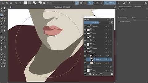 Krita 33   Vector Portrait Part 3   Elvis
