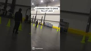 Learn how to drive pallet jack