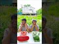 Two friends are teasing each other 🍉🥒🍉🥒🍉🥒🍊🍓🍊🍓🍊🍓😱 #shorts #camping #survival #lifehacks