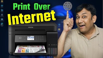 How to Print Documents Remotely Over the Internet 🔥Hindi @TechnoBaazi