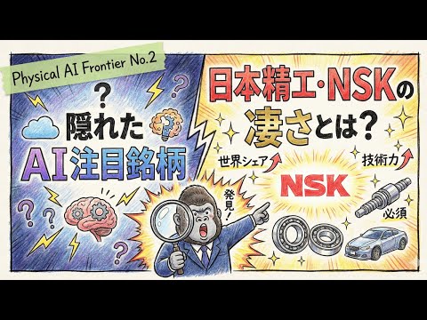 隠れたAI注目銘柄 日本精工・NSKの凄さとは？【Physical AI Frontier No.2】