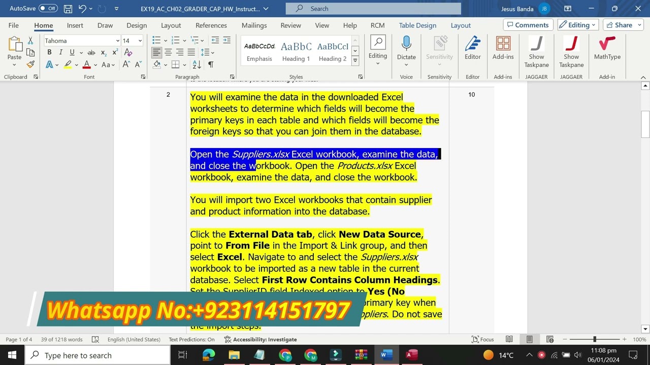 Exp19_Access_Ch02_Capstone - International Foodies 1.0 | Access Chapter 2 International Foodies