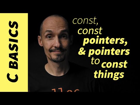 Const, const pointers, and pointers to const things (in C) thumbnail