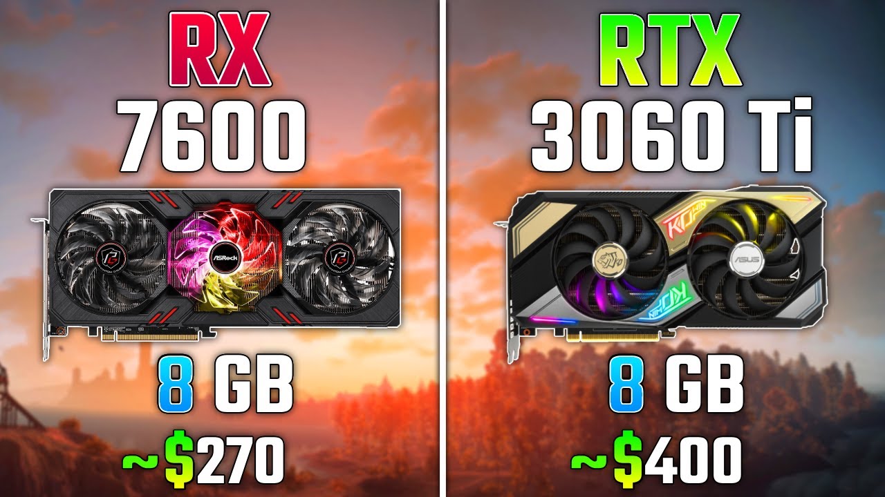 RX 7600 vs RTX 3060 Ti + R7 7800X3D | Test in 7 Games - YouTube