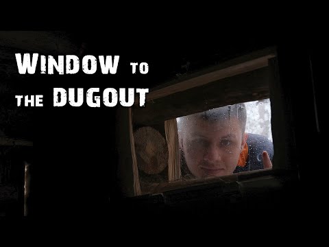 Life in the FOREST | Installing a WINDOW in the DUGOUT | Trial and error