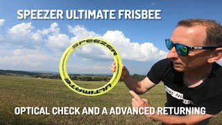 Speezer Ultimate Frisbee Check.and A Advanced Returning Throw Very High Altitude.
