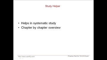 uCertify 70-515-CSharp Practice Test