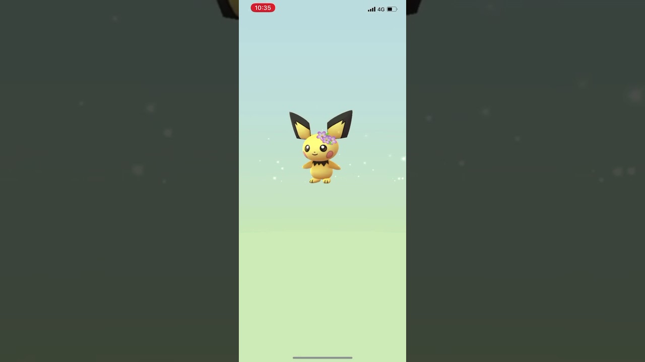 お花ピチューも可愛い ポケモンgo Youtube