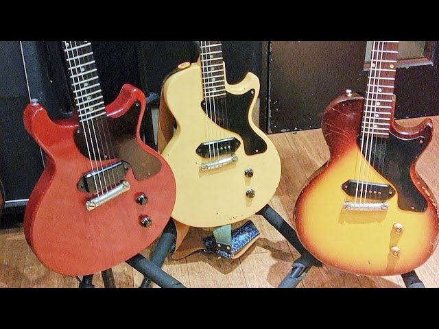 Vintage】Les Paul jr 3本比較 どれも音が違って格別にいい - YouTube