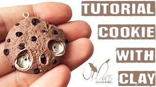 Polymer Clay Tutorial - How to make a Cookie Charm - Creepy Version