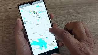 how to set destination location in Ola using maps || step by step process in telugu || #ola screenshot 5