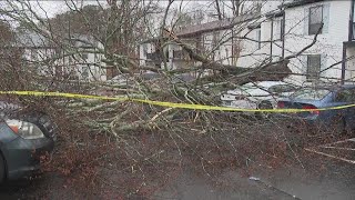 Metro Atlanta neighborhoods experience storm damage, downed trees