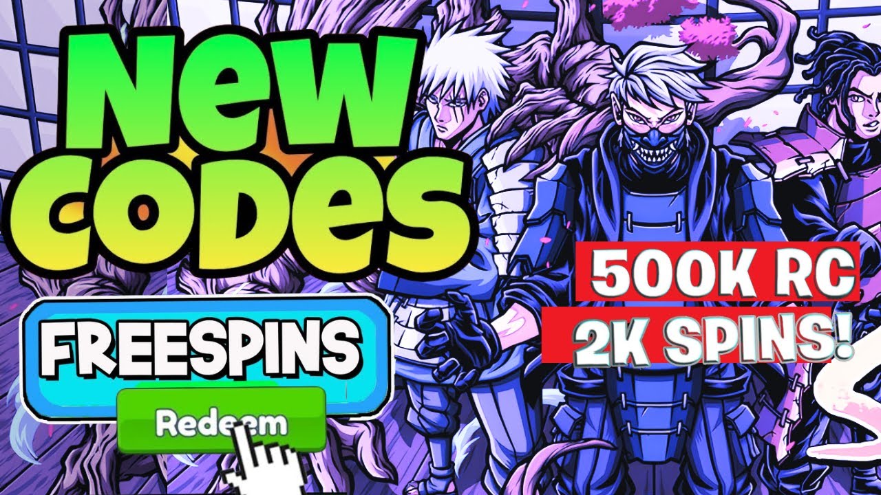 Shinobi Life 2 codes to redeem for free coins & spins