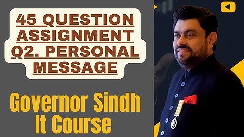Typescript and Node.js Exercises no . 2  (Personal Message) | Governor Sindh IT course assignment