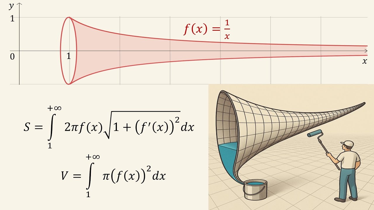 Całki, Róg Gabriela i Paradoks Malarza