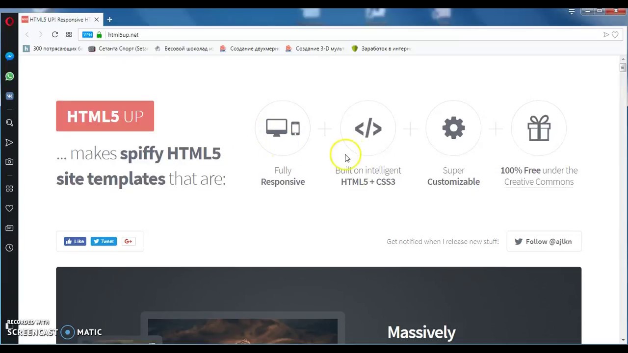 Html5up YouTube html5up youtube