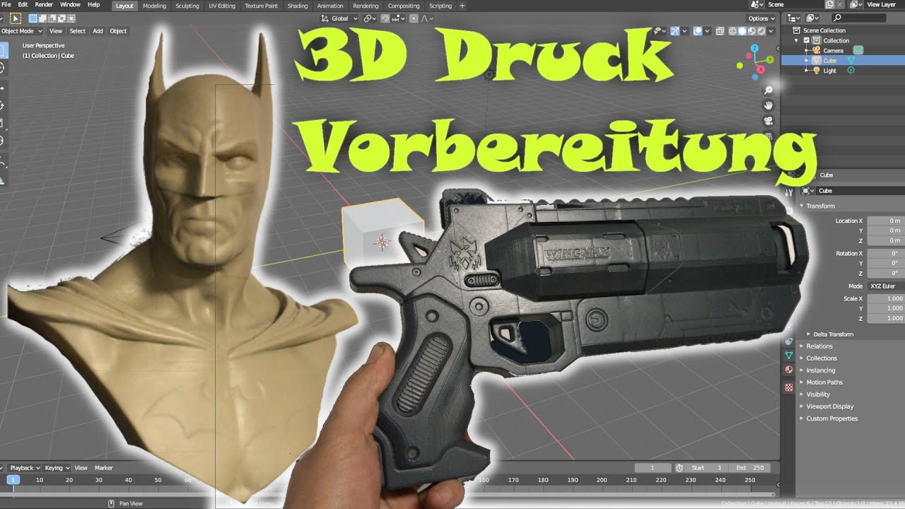 Blender und 3D-Drucker Tutorial [by Geblendert] -