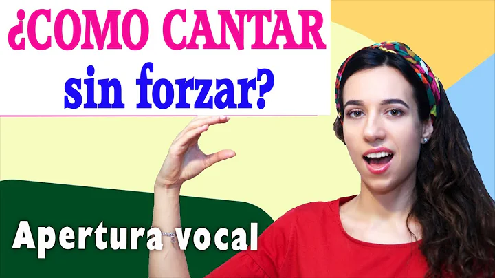 Como CANTAR sin FORZAR la VOZ  COMO cantar notas A...